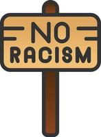 No Racism Vector Icon Design