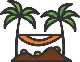 Hammock Vector Icon Design