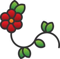 diseño de icono de vector de flores