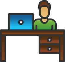 Workplace Vector Icon Design
