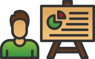 Presentation Vector Icon Design