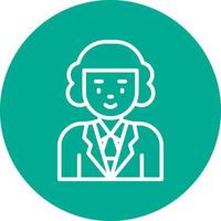 Judge Vector Icon Design