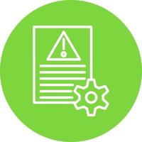 Risk Management Vector Icon Design