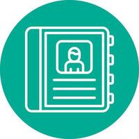 Authobiography Vector Icon Design