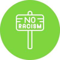 No Racism Vector Icon Design