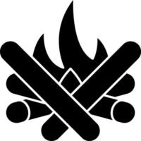 Bonfire Vector Icon Design