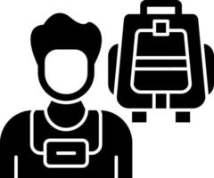 Tourist Vector Icon Design