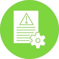 Risk Management Vector Icon Design