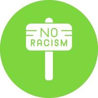 No Racism Vector Icon Design