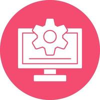 Monitor Vector Icon Design