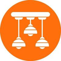 Ceiling Light Vector Icon Design