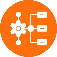 Workflow Vector Icon Design