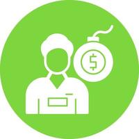 Debt Vector Icon Design