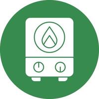 Water Heater Vector Icon Design