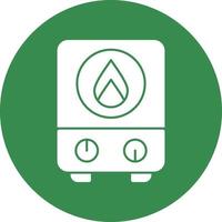 Water Heater Vector Icon Design