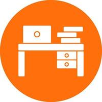 Work Table Vector Icon Design