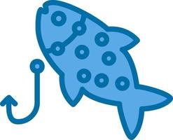 Fishin Vector Icon Design