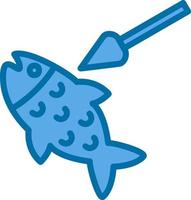 diseño de icono de vector de pesca submarina