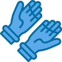 guantes, vector, icono, diseño vector