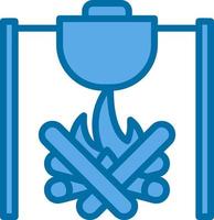 Outdoor Meal Vector Icon Design