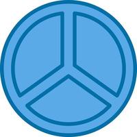 Peace Symbol Vector Icon Design