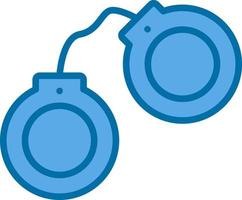 Handcuffs Vector Icon Design