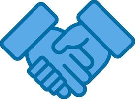 Shaking Hands Vector Icon Design