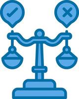 Judgment Vector Icon Design