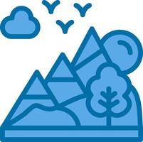 Landscape Vector Icon Design