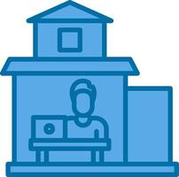 Work From Home Vector Icon Design