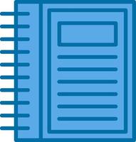 Notebook Vector Icon Design