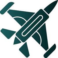 Jet Plane Vector Icon Design