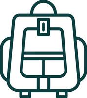 Backpacker Vector Icon Design