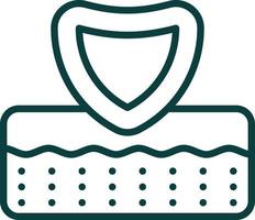 Skin Protection Vector Icon Design