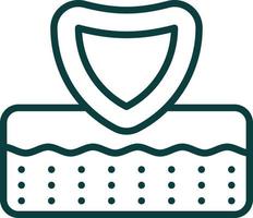 Skin Protection Vector Icon Design