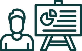 Presentation Vector Icon Design