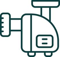 Meat Grinder Vector Icon Design