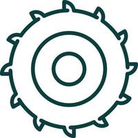 Circular Saw Vector Icon Design