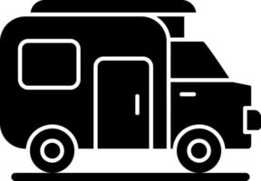 diseño de icono de vector de caravana