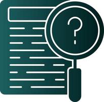 Evidence Vector Icon Design
