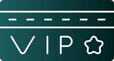 Vip Card Vector Icon Design