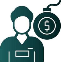 Debt Vector Icon Design