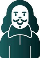 Shakespeare Vector Icon Design