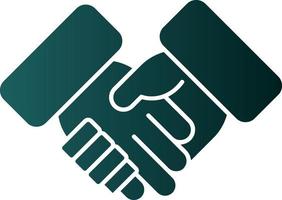 Shaking Hands Vector Icon Design