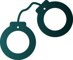 Handcuffs Vector Icon Design