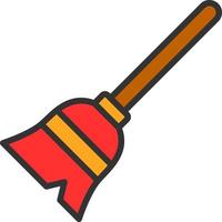 Broom Vector Icon Design