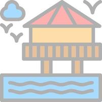 Resort Vector Icon Design