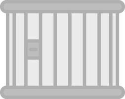 diseño de icono de vector de cárcel