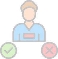 Decision Making Vector Icon Design