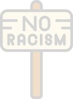 No Racism Vector Icon Design